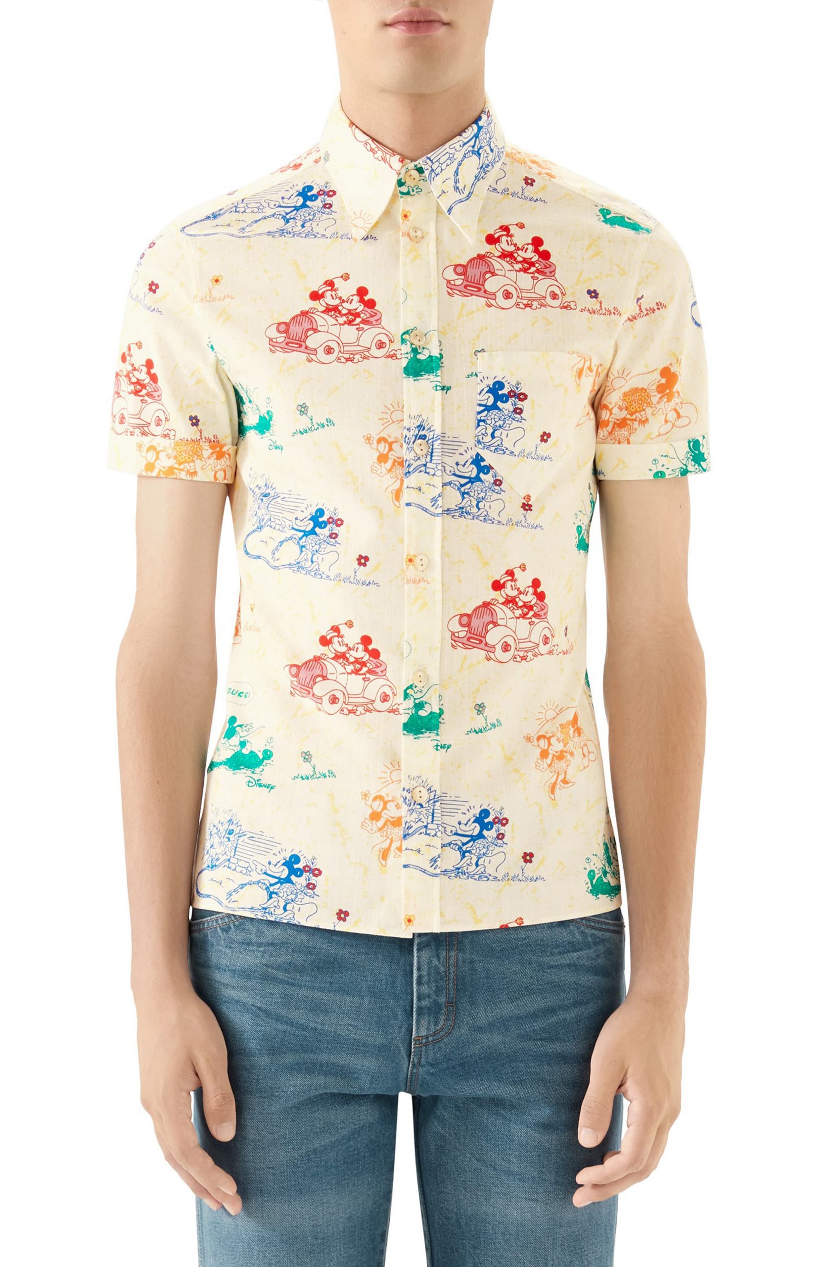 disney button shirt