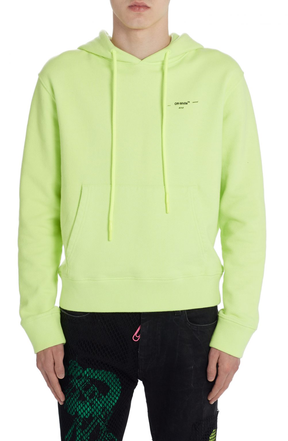 off white hoodie size