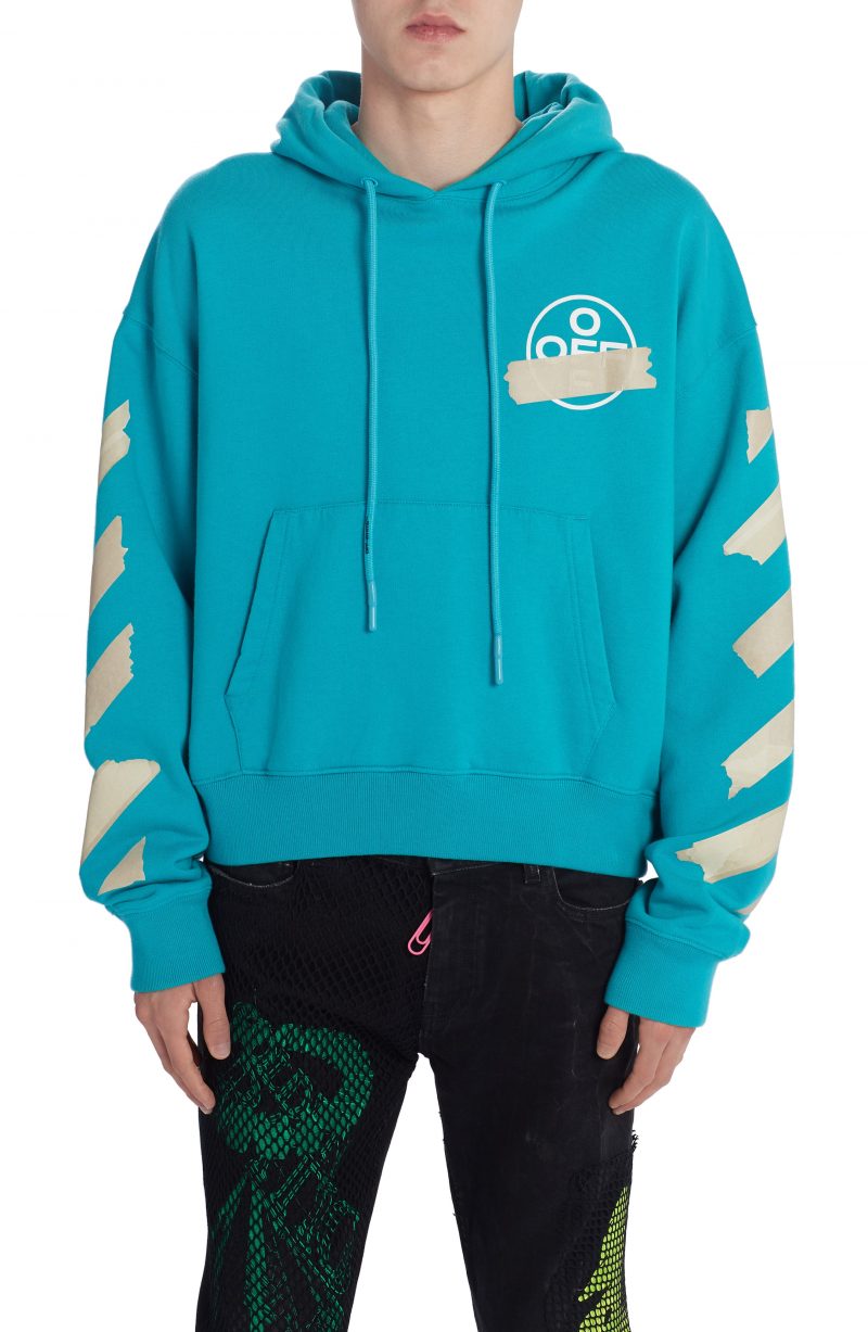 off white hoodie size