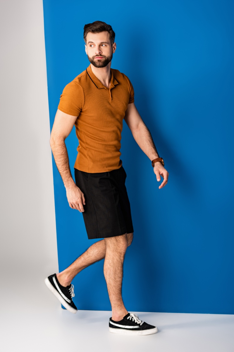 Mens Summer Style Polo Shirt