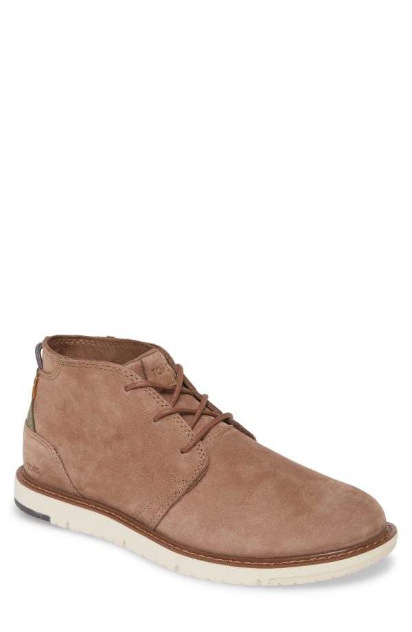 toms navi distressed leather chukka