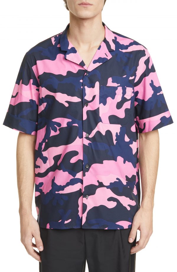valentino button shirt