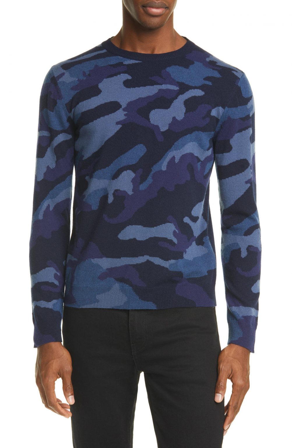 camo cashmere sweater