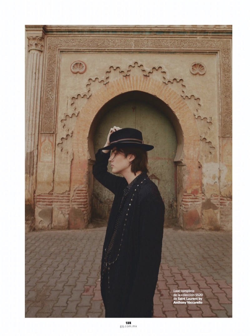 From Malibu to Marrakech: Noé Dons Saint Laurent for GQ México