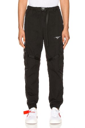 OFF-WHITE Parachute Cargo Pant in Black OFF-WHITE Parachute Cargo Pant in Black