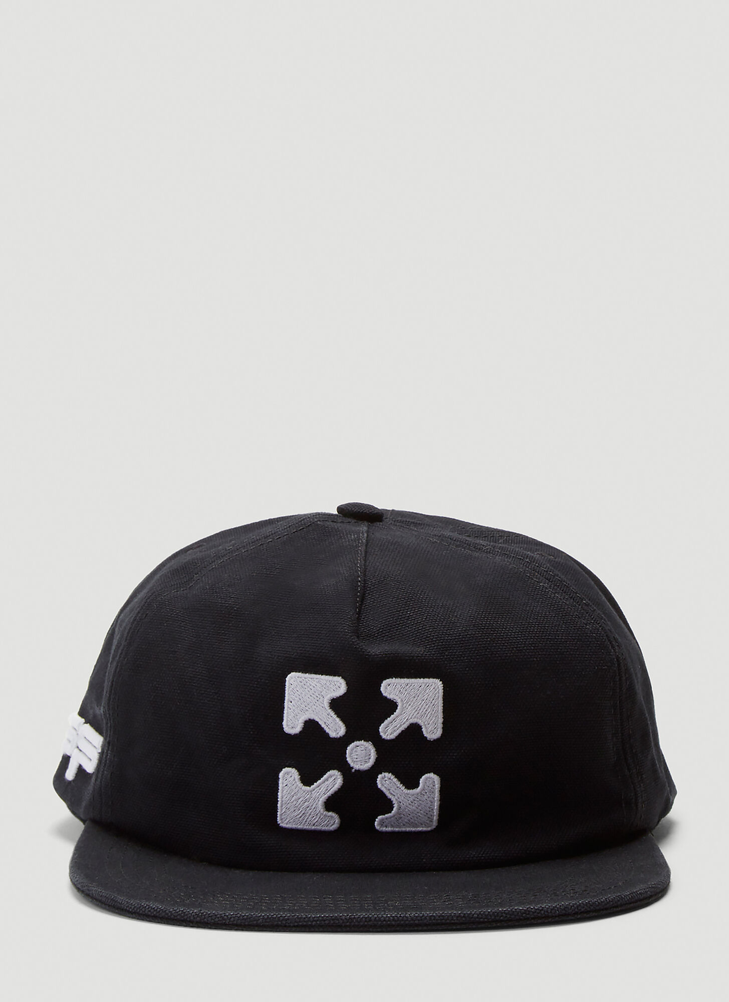 Off-White Arrow Logo Cap in Black size One Size | The Fashionisto