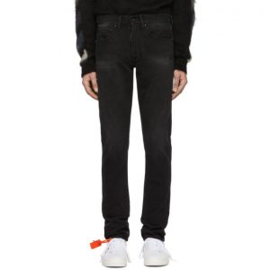 Off-White Black Diag Jeans Off-White Black Diag Jeans