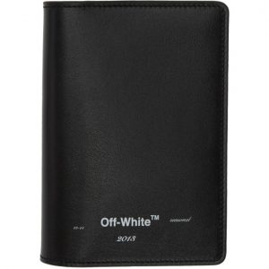 Off-White Black Logo Passport Holder Off-White Black Logo Passport Holder