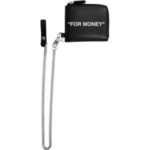Off-White Black Quote Wallet Off-White Black Quote Wallet