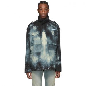 Off-White Black Tie-Dye New Field Jacket Off-White Black Tie-Dye New Field Jacket