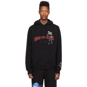 Off-White Black Undercover Edition Skeleton RVRS Arrows Hoodie Off-White Black Undercover Edition Skeleton RVRS Arrows Hoodie