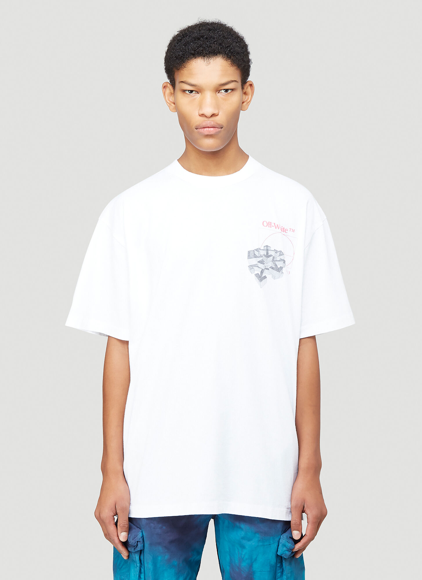 Off-White Golden Ratio T-Shirt in White size XS | The Fashionisto