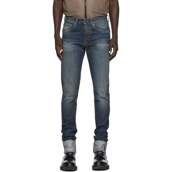 Off-White Indigo Selvedge Denim Jeans | The Fashionisto