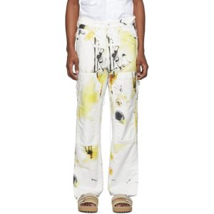 Off-White Multicolor Futura Edition Abstract Carpenter Jeans Off-White Multicolor Futura Edition Abstract Carpenter Jeans