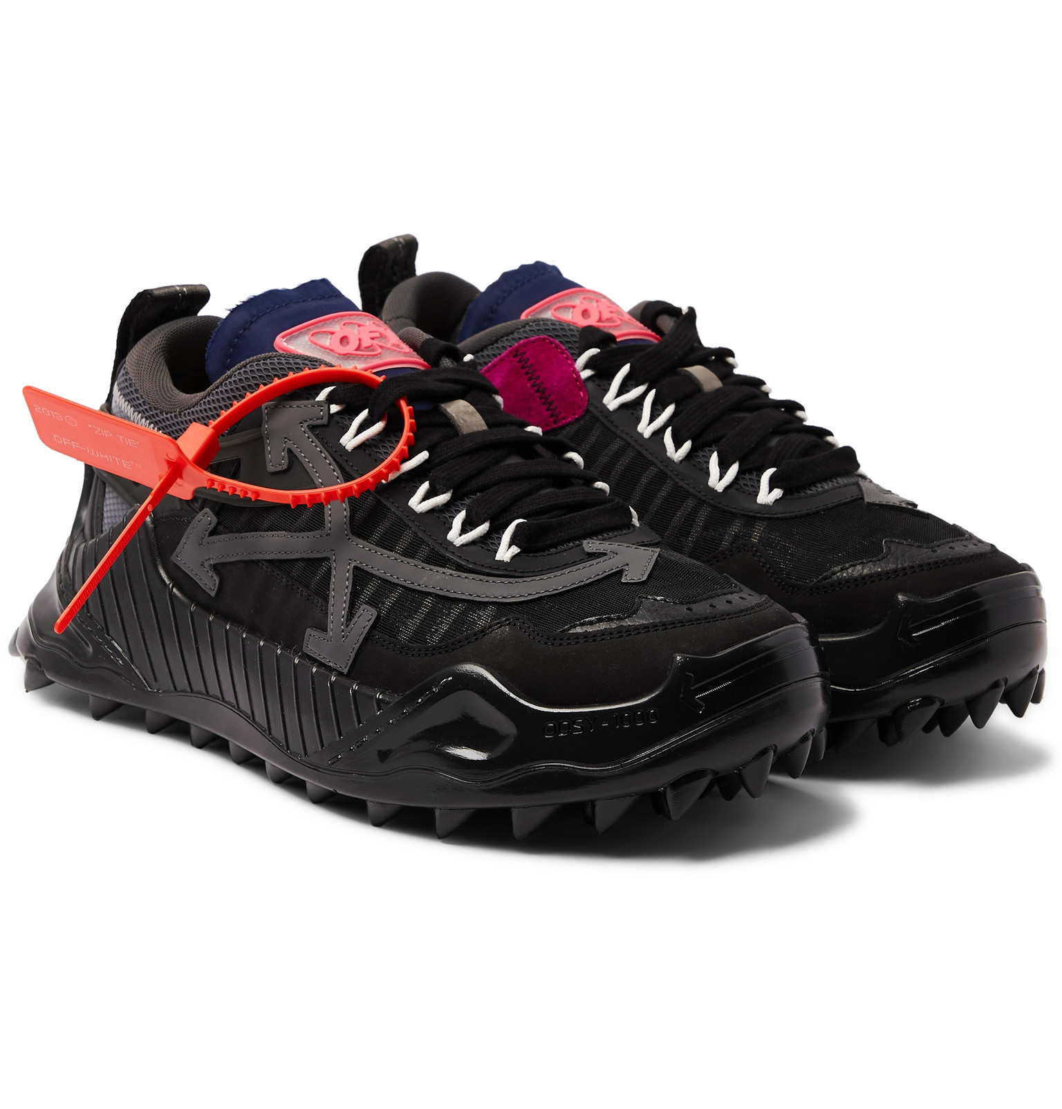 off white black trainers