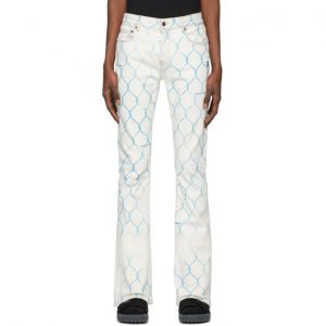 Off-White Off-White Fence Stacked Skinny Jeans Off-White Off-White Fence Stacked Skinny Jeans