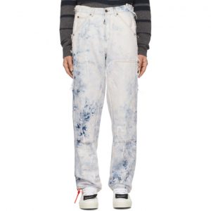 Off-White Off-White Reconstructed Carpenter Jeans Off-White Off-White Reconstructed Carpenter Jeans