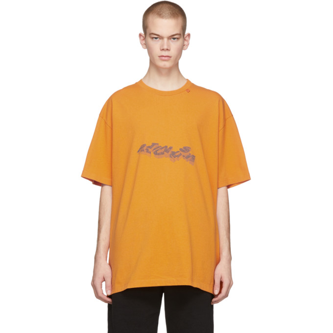 Off-White Orange 3D Pencil T-Shirt | The Fashionisto