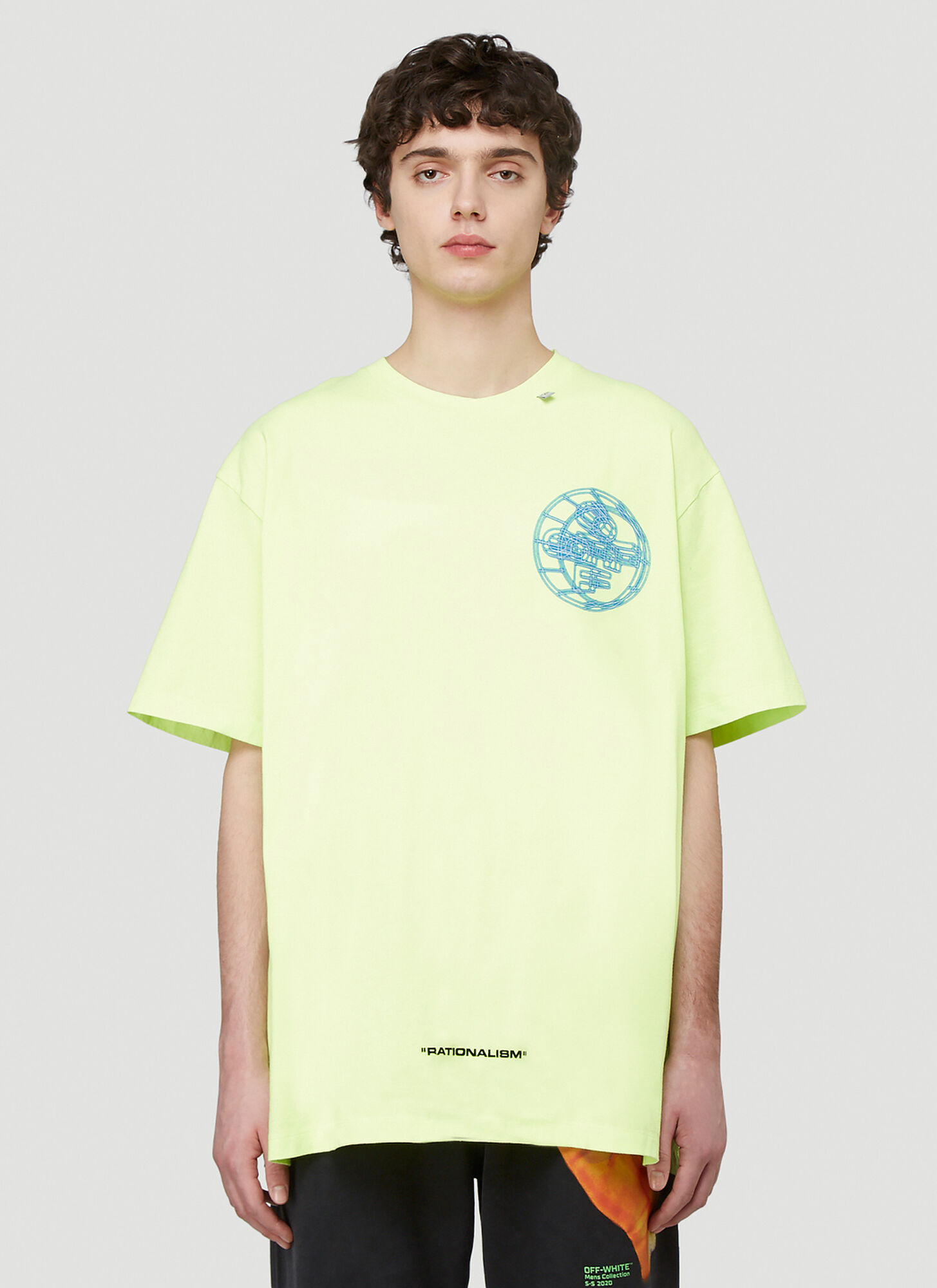 Off-White “Rationalism” Fluorescent T-Shirt in Yellow size XS | The ...