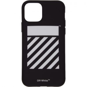 Off-White SSENSE Exclusive Black and White Diagonal iPhone 11 Case Off-White SSENSE Exclusive Black and White Diagonal iPhone 11 Case