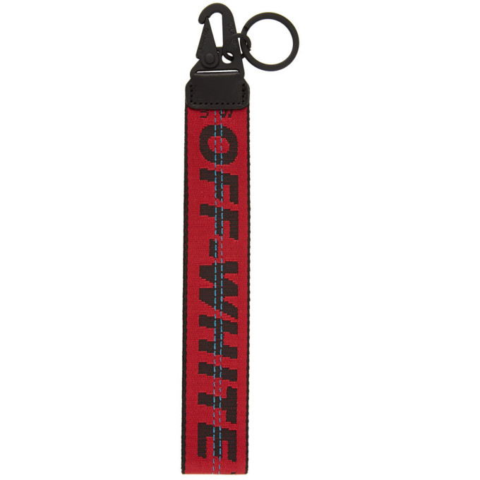 Off-White SSENSE Exclusive Red Industrial Keychain | The Fashionisto