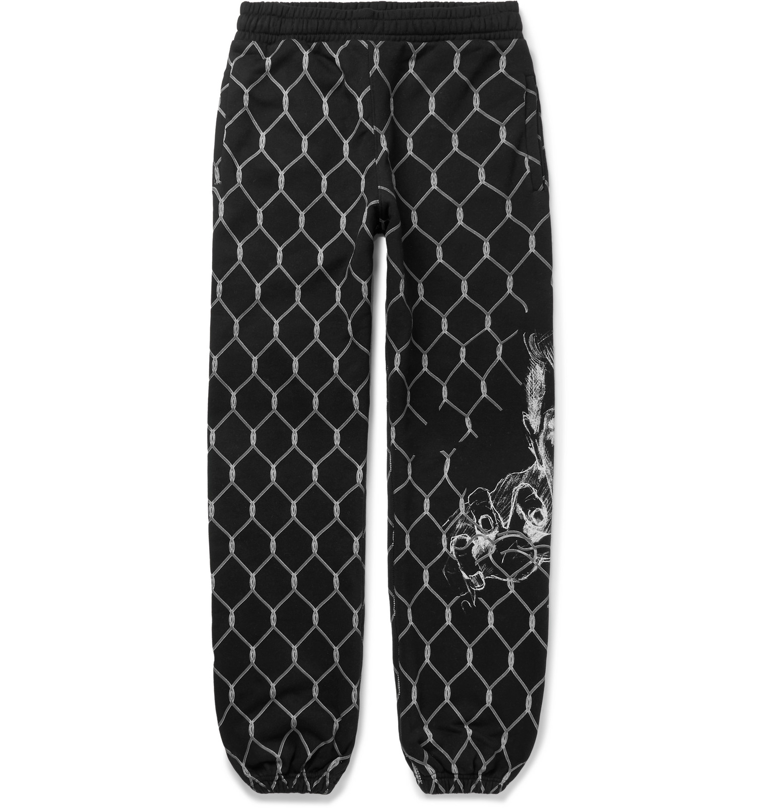 off white gradient sweatpants