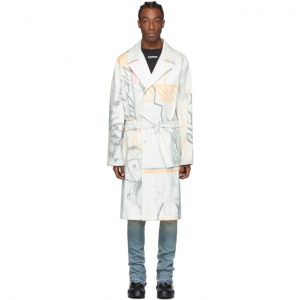 Off-White White Futura Edition Trench Coat Off-White White Futura Edition Trench Coat