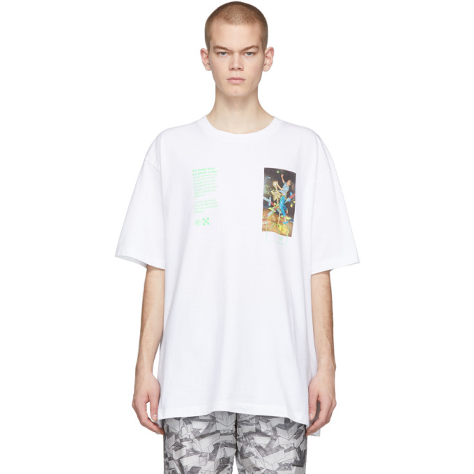 Off-White White Pascal Painting Over T-Shirt | The Fashionisto
