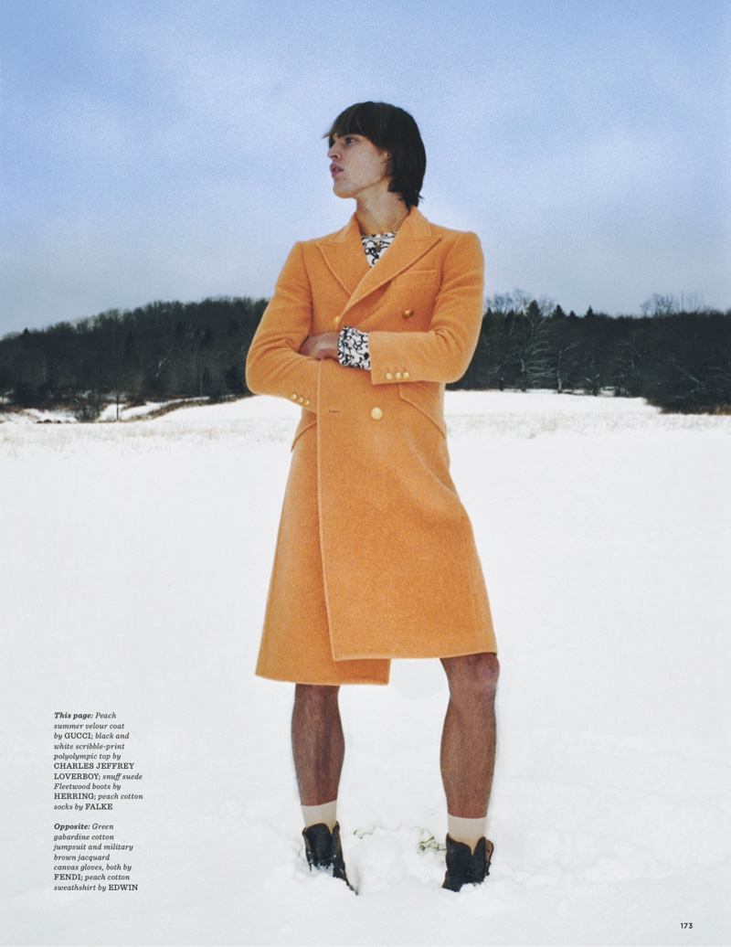 Parker van Noord appears in a new story for British GQ Style.