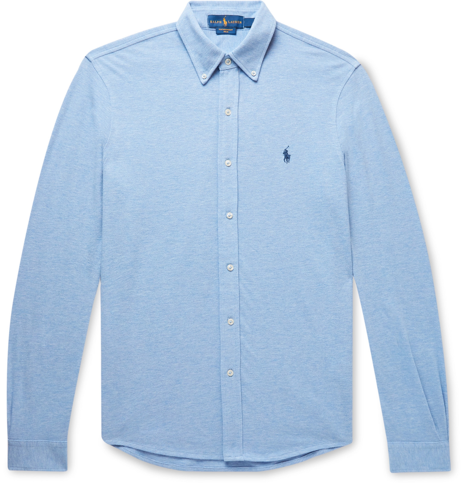 ralph lauren blue shirt mens