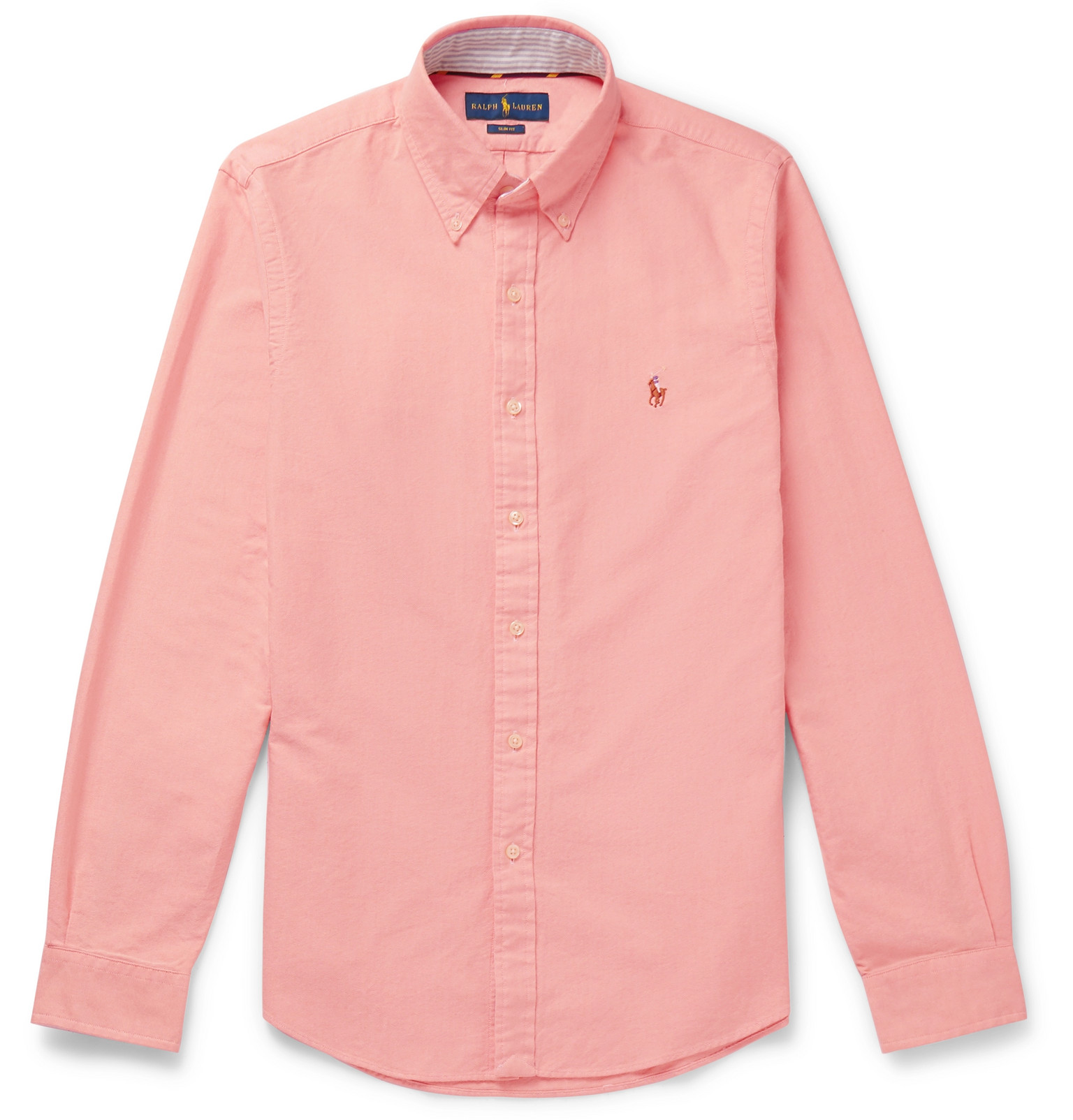 peach polo ralph lauren shirt