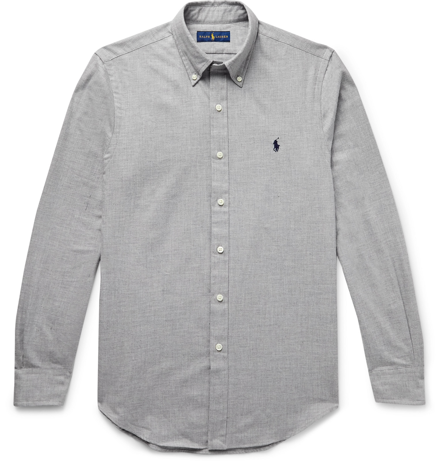 white polo button down