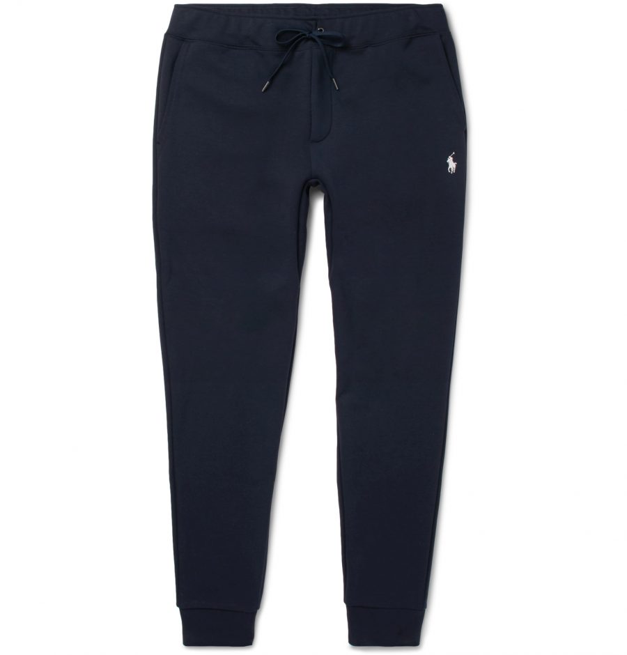Polo Ralph Lauren - Slim-Fit Mélange Tapered Jersey Sweatpants - Men - Blue | The Fashionisto