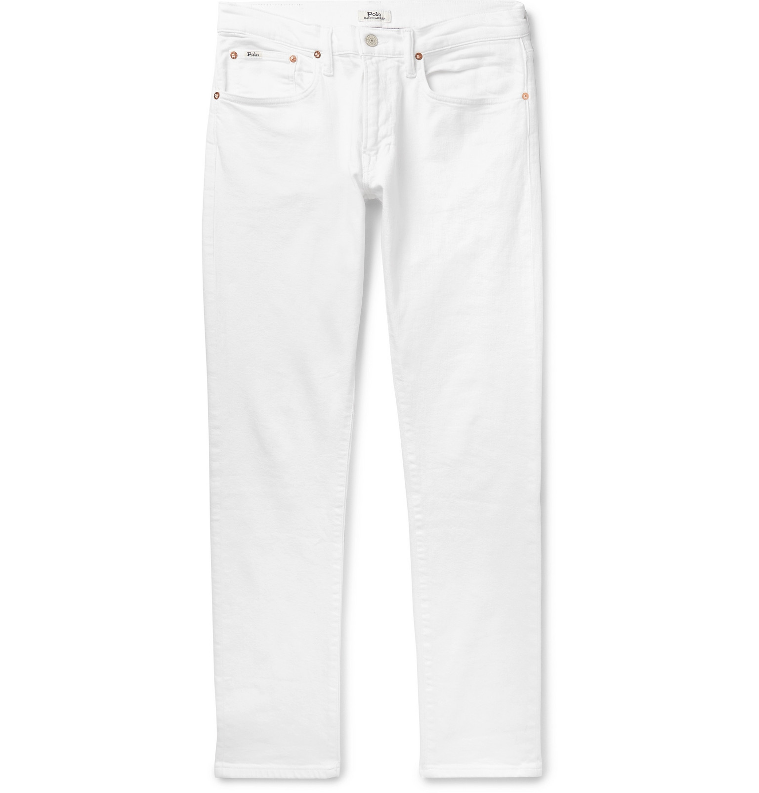 Polo Ralph Lauren - Sullivan Slim-Fit Stretch-Denim Jeans - Men - White ...
