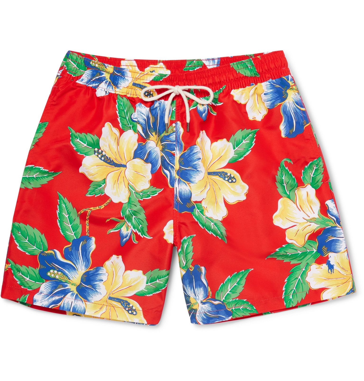 Polo Ralph Lauren - Traveler Mid-Length Floral-Print Swim Shorts - Men