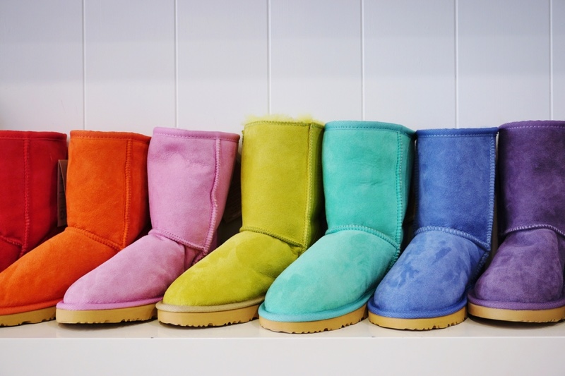 Rainbow Boots Ugg Inspired