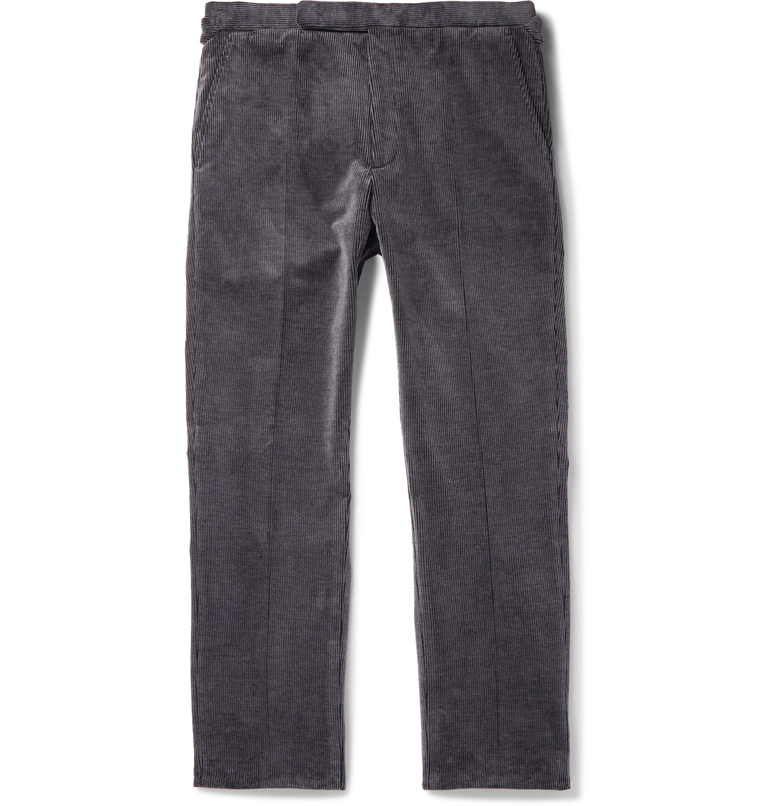 mens purple corduroy trousers