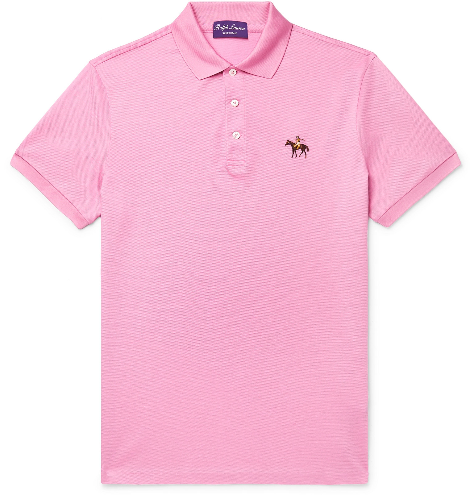 pink ralph lauren polo shirt