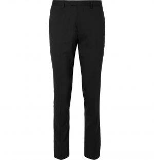 Sandro - Black Slim-Fit Wool-Blend Suit Trousers - Men - Black Sandro - Black Slim-Fit Wool-Blend Suit Trousers - Men - Black