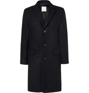 Sandro - Wool-Blend Overcoat - Men - Blue Sandro - Wool-Blend Overcoat - Men - Blue