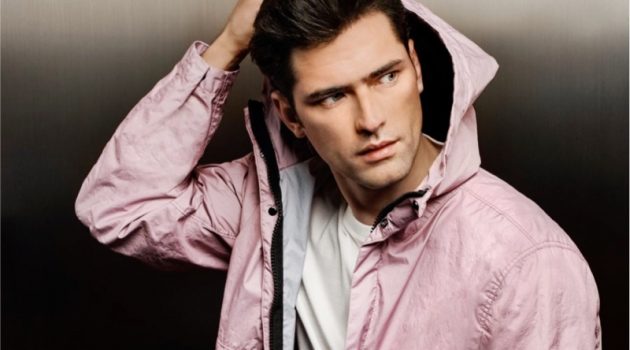 Holt Renfrew Goes Sporty & Casual with Stone Island Sean O'Pry wears Stone Island's Membrana 3L TC parka for Holt Renfrew.