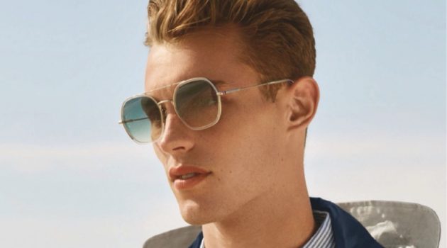 British model Kit Butler connects with Tommy Hilfiger for its spring-summer 2020 eyewear campaign.