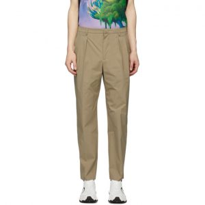 Valentino Beige Cotton Trousers Valentino Beige Cotton Trousers