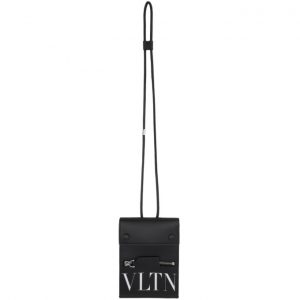 Valentino Black Valentino Garavani VLTN Phone Neck Pouch Valentino Black Valentino Garavani VLTN Phone Neck Pouch