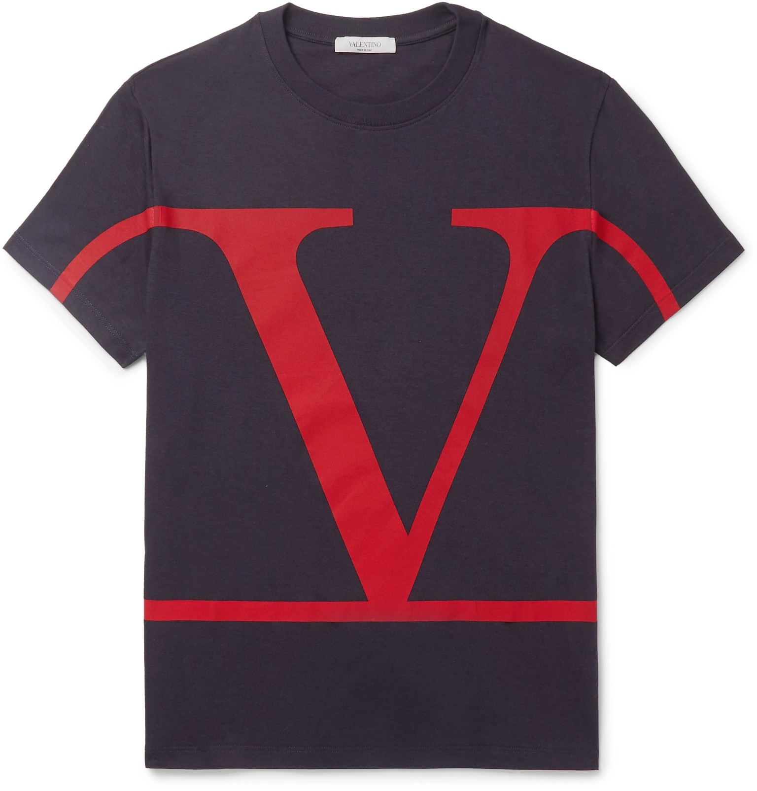 Valentino Logo Print T Shirt Factory Sale, 55% OFF | www ...