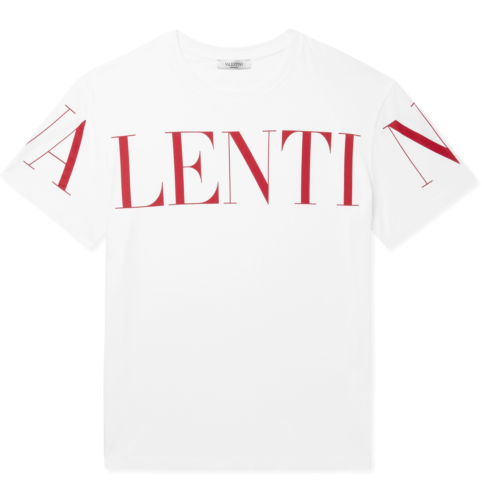 mens white valentino t shirt