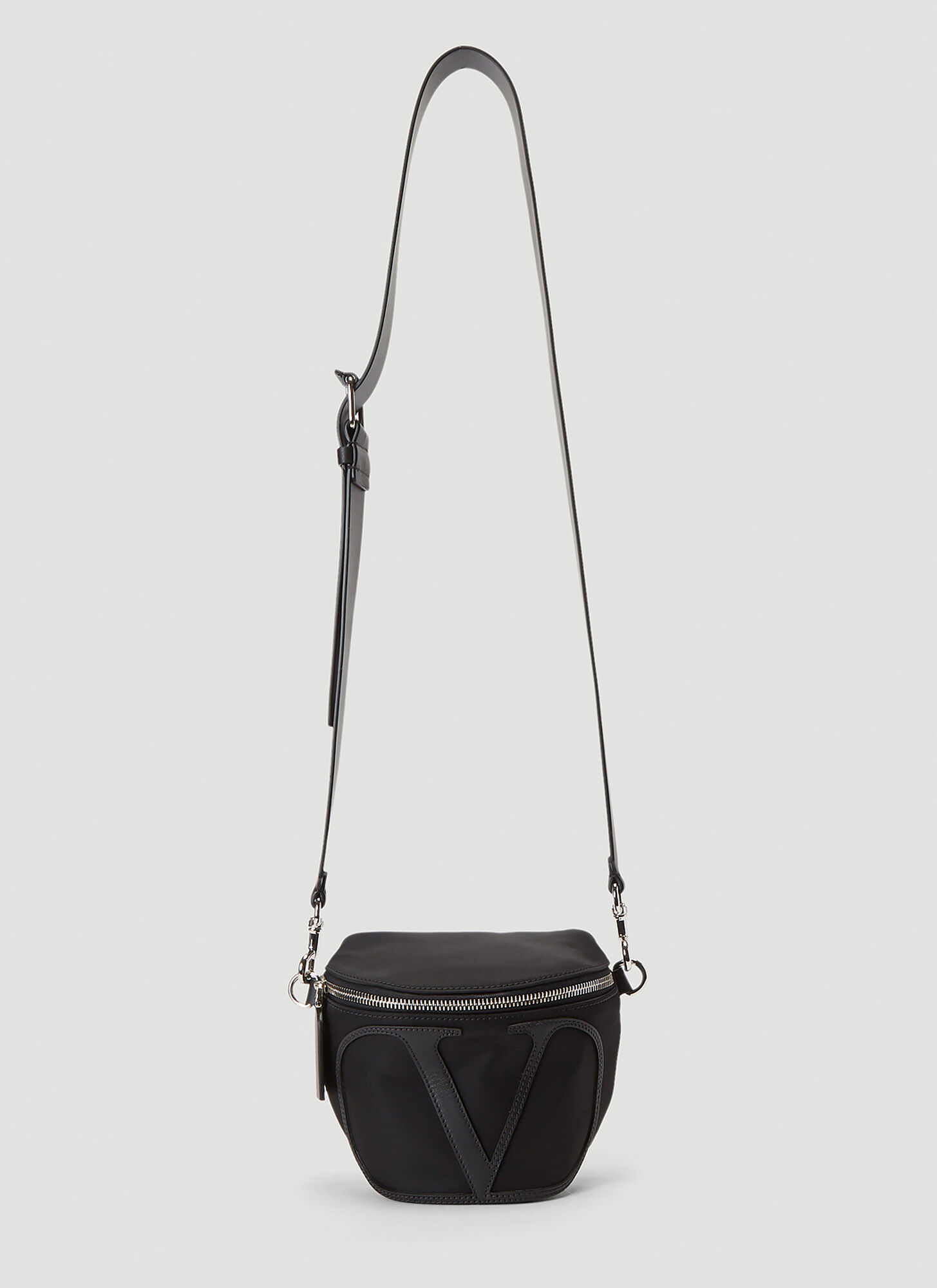 Valentino V Logo Crossbody Bag in Black size One Size | The Fashionisto