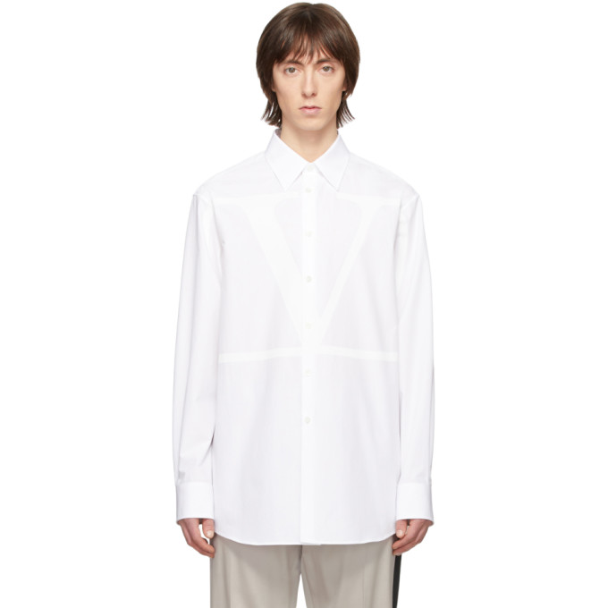 Valentino White VLogo Shirt | The Fashionisto