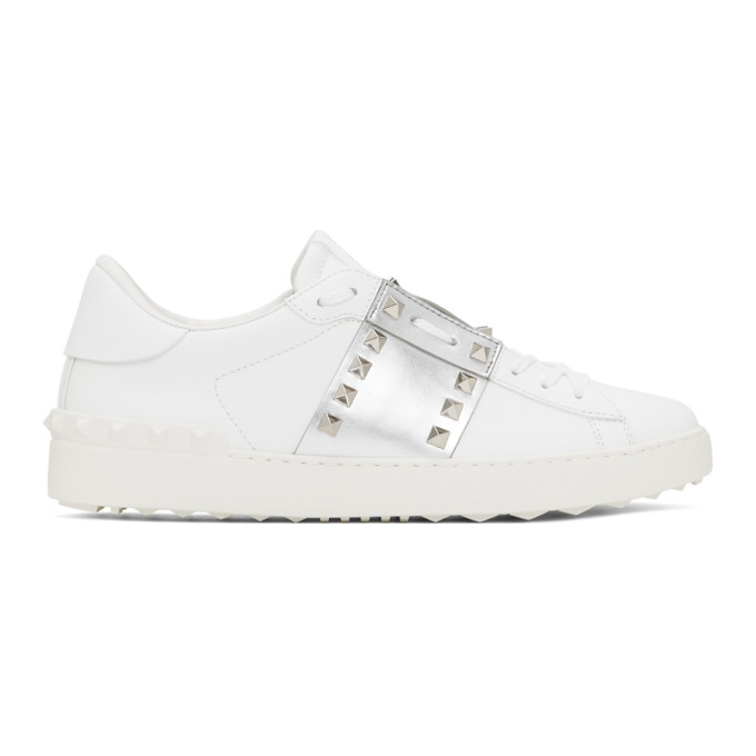 valentino sneakers silver