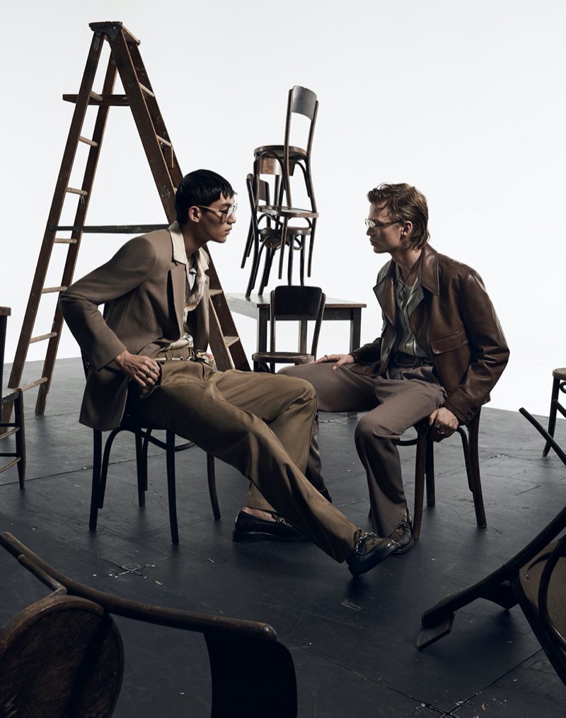 Jun Young Hwang and Jonas Glöer come together for Zara's spring-summer 2020 campaign.